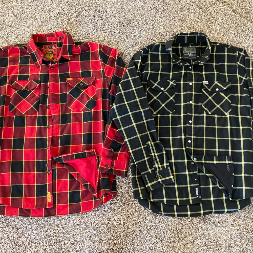 DIXXON 2XL men’s flannels (2)